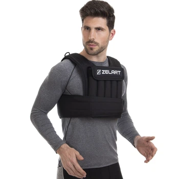 Жилет утяжелитель с регулируемым весом Zelart WEIGTH VEST FI-2630-10 ( FI-2630-10)