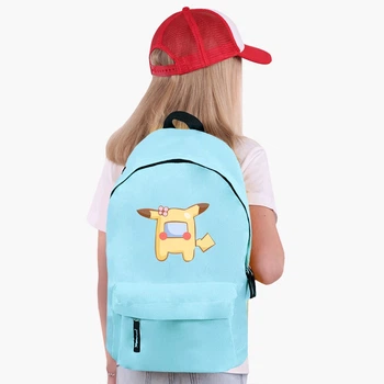 Рюкзак дитячий Амонг Ас Покемон Пікачу (Among Us Pokemon Pikachu) (9263-2419) 17 л Синій