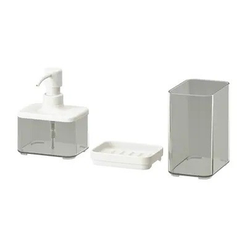 STORAVAN Accessoires bain, 3 pièces, blanc - IKEA