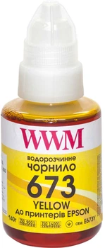 Чорнило WWM 673 для Epson L800 140 г Yellow (E673Y)