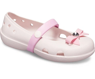 Балетки Crocs Kids Keeley Charm Flat С8 25 15,5см Рожевий