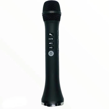 Беспроводной караоке микрофон MicMagic L-698 FM87.5/108! МОЩНОСТЬ 15 Вт Black