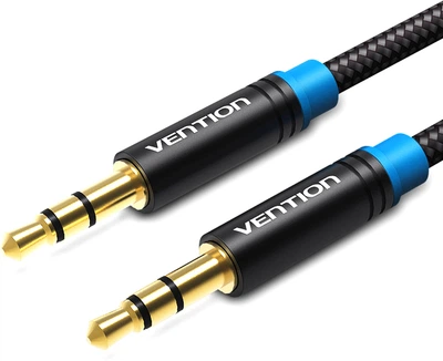 Кабель Vention Audio 3.5 мм M - 3.5 мм M 2 м Black (65780918/P350AC200-B-M)