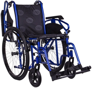 Инвалидная коляска MILLENIUM IV синяя р.40 (OSD-STB4-40)
