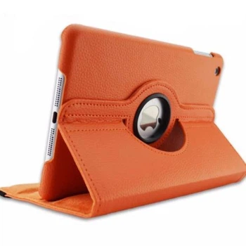 Кожаный чехол для Apple iPad 2 / iPad 3 / iPad 4 (9.7") Оранжевый (004044)
