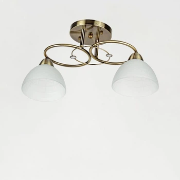 Люстра стельова Light House SH-1018/2 AB 440*150*220 E27*2 бронза