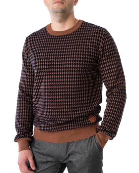 Джемпер чоловічий TRUSSARDI JEANS (52M00372-OF000585-B217/20-21) Мультіколор XXL