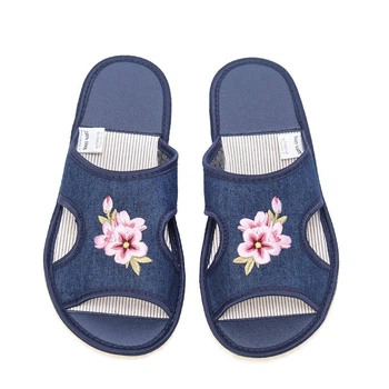 Домашні тапочки Sweet Slippers 37р джинс Сакура відкриті