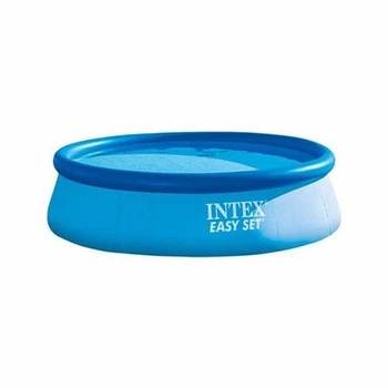 Большой круглый надувной бассейн Intex игровой комплекс для купания для дачи и пляжа для детей и взрослых 366х76 см объем 5621 л TB 28130