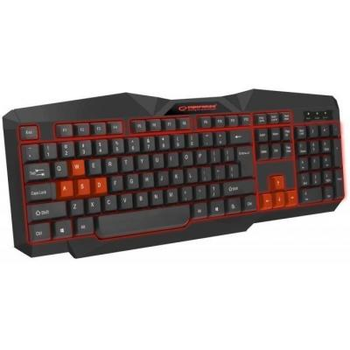 Клавіатура Esperanza EGK201 Red USB LED (EGK201RUA). 42559