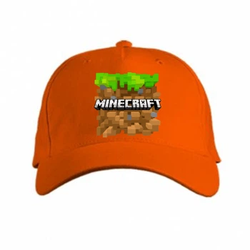Кепка Minecraft Main Logo Помаранчевий