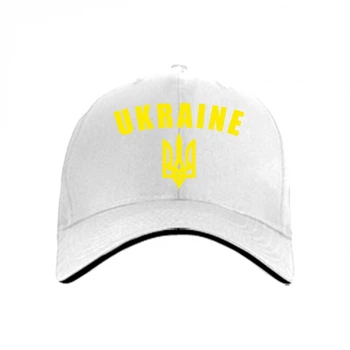 Кепка Ukraine + герб Білий