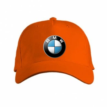 Кепка BMW Logo 3D Помаранчевий