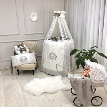 Комплект дитячого постільного Elegance какао овал 0145420