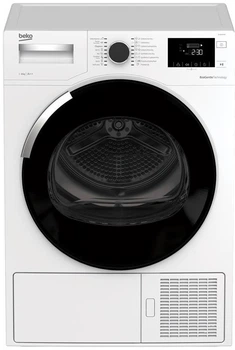 Сушильный барабан Beko DS8444RX - 60 см/8 кг/Heat-Pump/дисплей/16 прогр/A++/белый (DS8444RX)