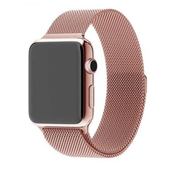 Ремешок Миланская петля / Milanese Loop для Apple Watch 38mm / 40mm / 41mm / 42mm Rose Pink