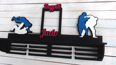 Медальница, вішалка для медалей, медальница дзюдо, медальница judo HWD (A0224)