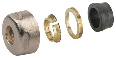 Гайка для мідної труби Carlo Poletti 15 мм x 3/4" EK нікель (A33109QEK)
