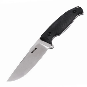 Ніж фіксований мисливський Ruike Jager F118-B, (11 см) 14C28N / G10 чорний