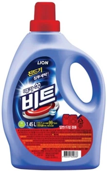 Жидкое средство для ручной и автоматической стирки Lion Korea Beat Bottle, 1.45 л (8806325620686)