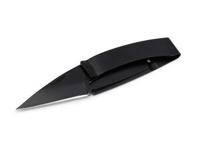 Нож клипса для денег черная A771 (t3552)