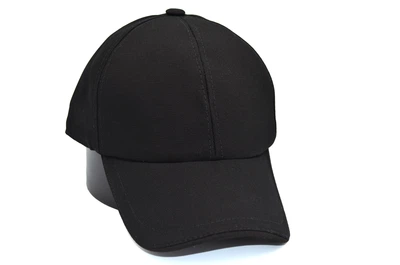 Кепка Fashion однотонная 56-58 см черная (0919-593)