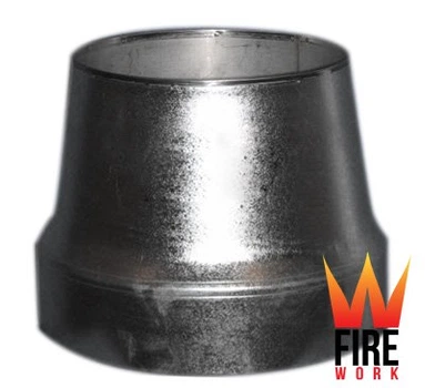 Дымоход Конус термо ø350/420 Fire Work Нержавеющая сталь/Нержавеющая сталь AISI 321 0.8мм утепленный