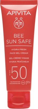 Сонцезахисний гель-крем для обличчя Apivita Bee Sun Safe SPF50 50 мл (5201279080167)
