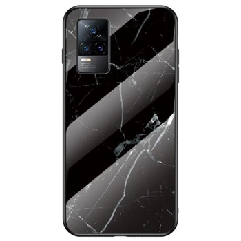 Чехол с рисунком Deexe Gradient Pattern для VIVO V21e - Black