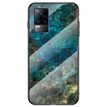 Чехол с рисунком Deexe Gradient Pattern для VIVO V21e - Emerald