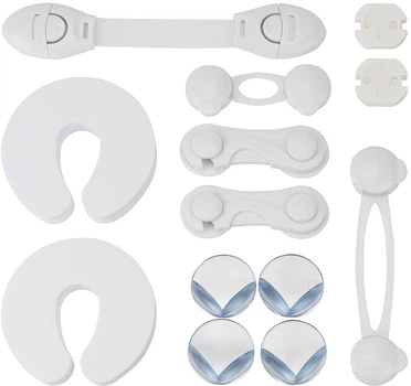 Комплект детской защиты МВМ kids 17 единиц BS-22 белый (BS-22 WHITE)
