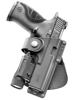 Кобура Fobus для Glock-17/22 с подствольным фонарем, поясной фиксатор (2370.17.61)