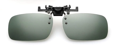 Поляризационная накладка на очки RockBros зелёная большая