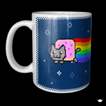 Кружка Chainik-Rassela с Принтом Nyan Cat Нян Кэт 320Мл