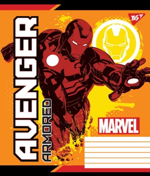 Набор тетрадей ученических YES Avengers Legends А5 12 листов в косую линейку без дополнительной линии 25 шт (765376)