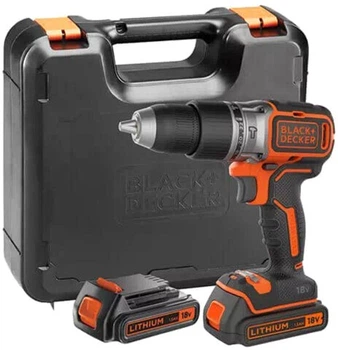 Akumulatorowa wiertarko-wkrętarka Black+Decker BL188KB (5035048653364)