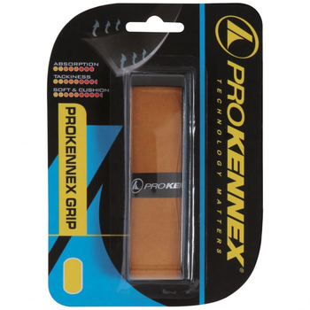 Намотування на рукоятку ракетки Pro Kennex Genuine Leather Grip натуральний (AYGP1708)