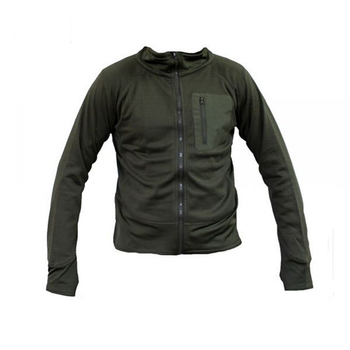 Тактическая флисовая рубашка MIL-TEC THERMOFLEECE OD L Зеленый (10922001)