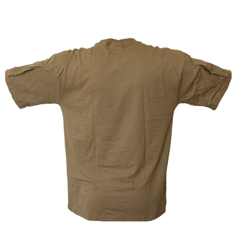 Футболка MIL-TEC тактическая T-Shirt CB XXL Коричневый (11019205) 