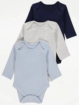Боди (3 штук) George Long Sleeve 68-74 см разноцветные