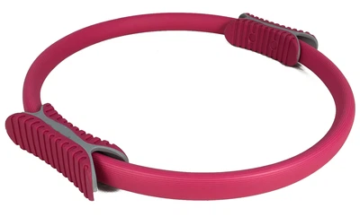 Кольцо для пилатеса EasyFit изотоническое Ø 38 см (EF-KP38P) розовое (тренажер-обруч сопротивления для фитнеса и йоги) EF-1850-P