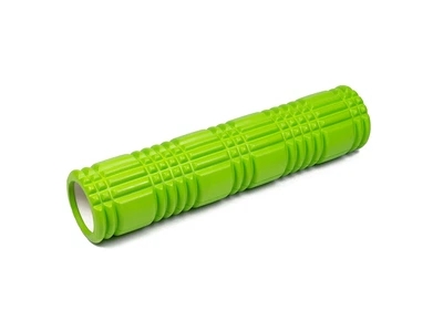 Массажный ролик EasyFit Grid Roller v3.0 60 см салатовый (ролик-валик для МФР и йоги, массажер для спины, ног, рук, шеи)