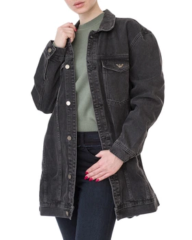 Куртка джинсова жіноча EMPORIO ARMANI (6G2B65-2D5ZZ-0642/19-20) Сірий 40
