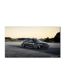 Модульная картина Artel «Автомобиль Ауди RS7 черная с разводами» 1 модуль 30х45 см(150710Transport0004)