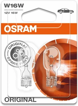 Лампы накаливания Osram Original W16W (T15) 12V 16W W2.1x9.5d 921-02B Blister