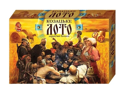 Лото детское Danko toys "Козацкое" деревянное (DTG48)