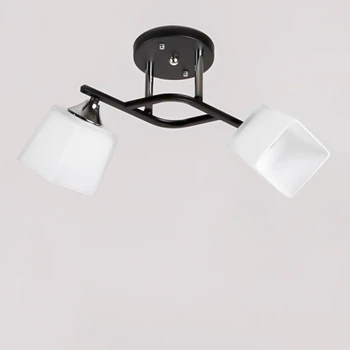 Люстра стельова Light House SRS-16037/2 BK CR чорна