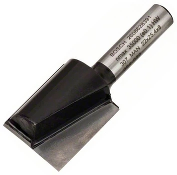 Фреза пазовая Bosch с двумя лезвиями, 8 мм, 22х25х56 мм (2608628391)