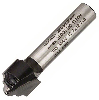 Фреза профільна H Bosch 8 мм, 12,7х12,4х46 мм, R2,4 (2608628398)