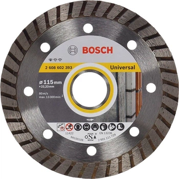 Алмазный круг Bosch Standard for Universal Turbo, 115х22,23х2 мм (2608602393)